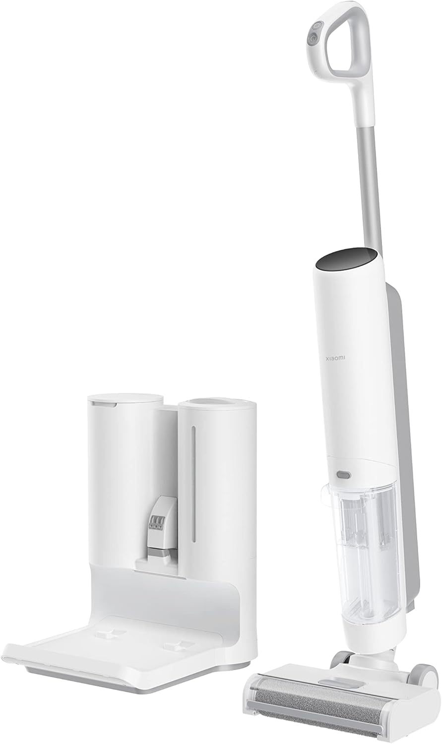 Xiaomi B0BBRNWH1V Truclean W10 Ultra Wet Dry Vacuum Cleaner with All-in-One Station Including Charging and Drying Function (Wipe with 75°C Water, Up to 35 Minutes Battery Life, LED Display), White