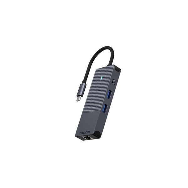 Rapoo UCM-2004 - 8 in 1 USB-C Multiport Adapter
