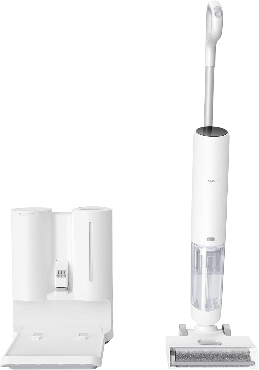 Xiaomi B0BBRNWH1V Truclean W10 Ultra Wet Dry Vacuum Cleaner with All-in-One Station Including Charging and Drying Function (Wipe with 75°C Water, Up to 35 Minutes Battery Life, LED Display), White