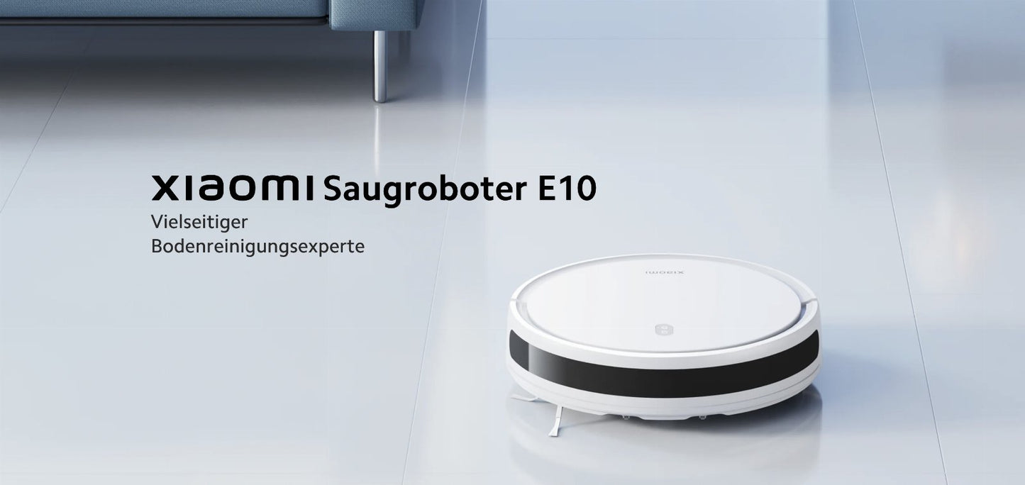 Xiaomi E10 Robot Vacuum Cleaner 4000Pa Bagless White with WiFi, Alexa, Google Assistant