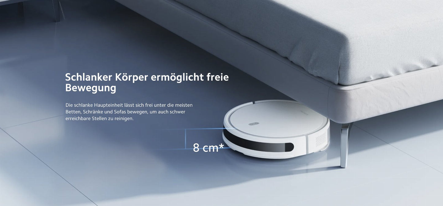 Xiaomi E10 Robot Vacuum Cleaner 4000Pa Bagless White with WiFi, Alexa, Google Assistant