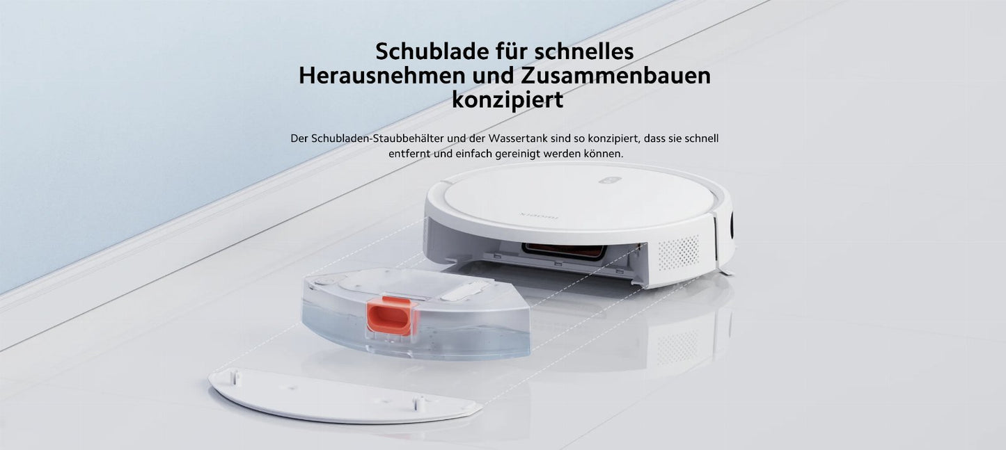 Xiaomi E10 Robot Vacuum Cleaner 4000Pa Bagless White with WiFi, Alexa, Google Assistant