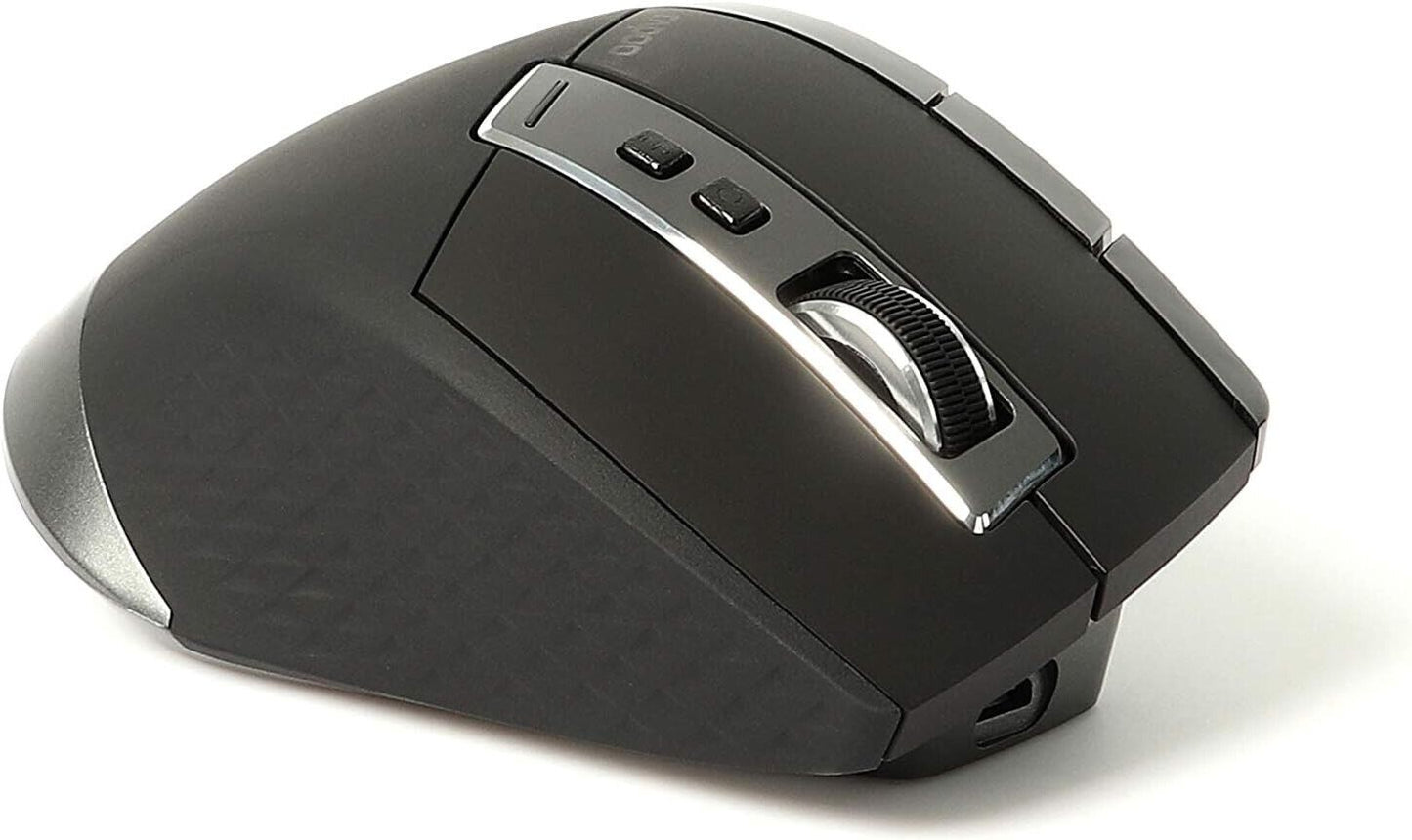 Kabellose Multimodus Maus Wireless Ergonomisch Akku RAPOO MT750S Schwarz