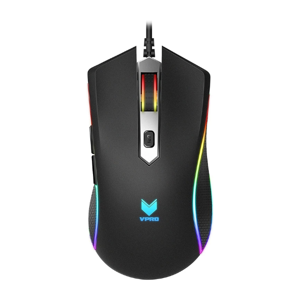 RAPOO VPRO V280 Optical Gaming Maus Schwarz Black 7000DPI 