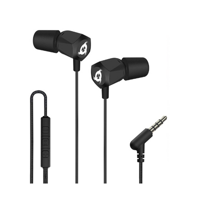 KLIM F2 in-ear headphones with microphone + excellent audio quality + in Ear