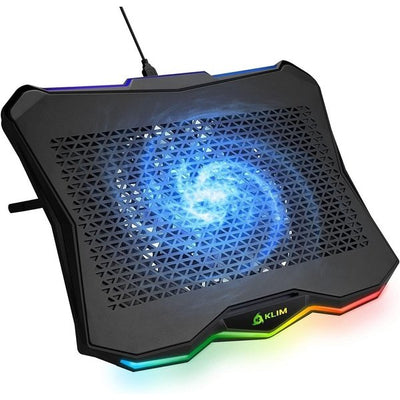 KLIM™ Rainbow + Laptop-Kühler mit RGB-Beleuchtung + 11" - 17"